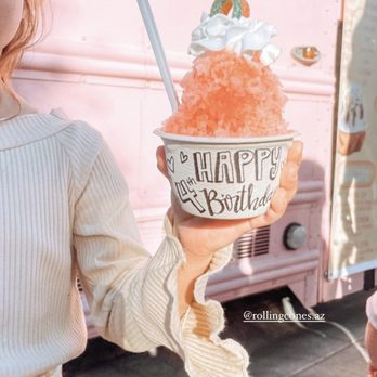 Rolling Cones - a little girl holding an ice cream cone - Food Trucks Near Me Rolling Cones - a little girl holding an ice cream cone - Food Trucks Near Me