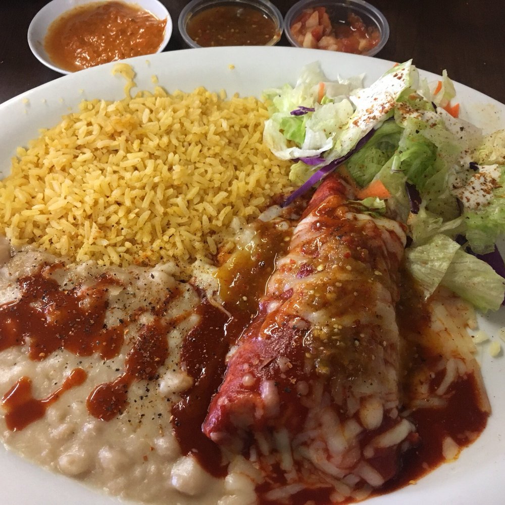 Mikasa - Enchiladas plate with all my hot sauce - Mexican Near Me - Walnut, California