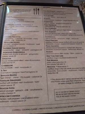 Menu photo 7 Cabotto's Restaurant Stittsville, ON Menu photo 7 Cabotto's Restaurant Stittsville, ON