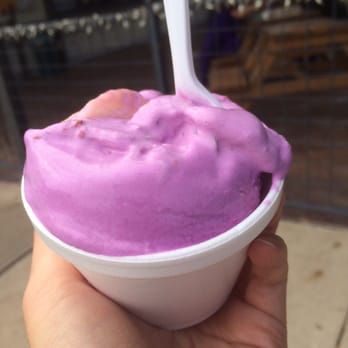 Curly's Frozen Custard - Bananarama-vanilla is purple on Fridays of TCU games - Ice Cream & Frozen Yogurt Near Me - Fort Worth, Texas Curly's Frozen Custard - Bananarama-vanilla is purple on Fridays of TCU games - Ice Cream & Frozen Yogurt Near Me - Fort Worth, Texas