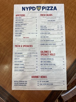 Menu photo 1 NYPD Pizza Orlando, FL