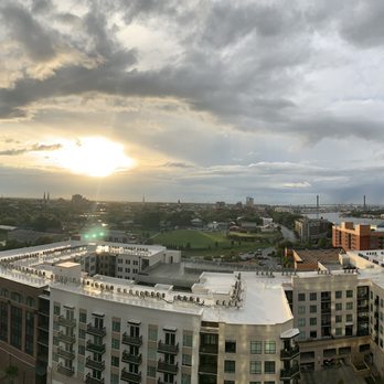 Bar Julian - Breathtaking view of Savannah and the bridge at sunset. It's gotta be the best of all downtown rooftop bars. - Cocktail Bars Near Me - Savannah, Georgia