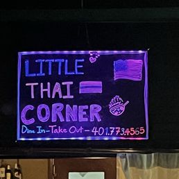 Sweet sign out front