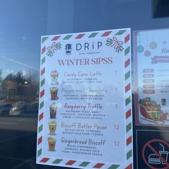 DRiP Cà Phê - winter menu looks delicious - Coffee & Tea Near Me - Annandale, Virginia