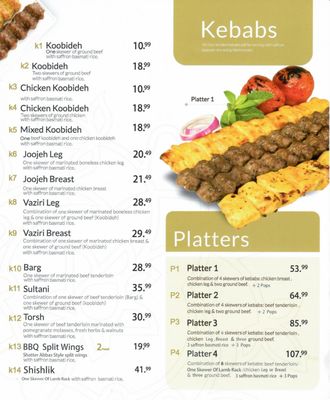 Menu photo 2 Shatter Abbas Toronto, ON