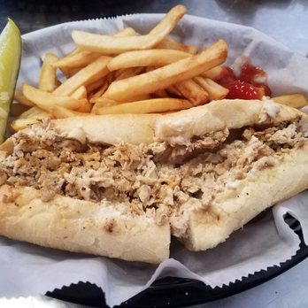 Peppers - Chicken cheesesteak and fries. - Cheesesteaks Near Me - Myrtle Beach, South Carolina