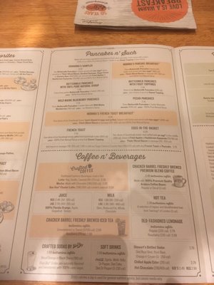 Menu photo 2 Cracker Barrel Old Country Store Midland, TX Menu photo 2 Cracker Barrel Old Country Store Midland, TX