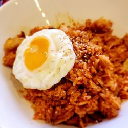 K Restaurant - Kimchi fried rice. Good flavor and it has enough meat and kimchi in it