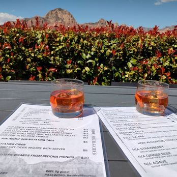 Redwall Lounge - Redwall Old Fashioned with a view - Lounges Near Me - Sedona, Arizona
