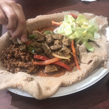 West Side Bazaar - Ethiopian Beef tibs with red lentils - Food Court Near Me - Buffalo, New York