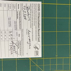 Texas Home Health - Vaccine card
