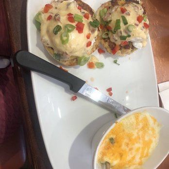 Another Broken Egg Cafe - Crab cake Benedict - Breakfast & Brunch Near Me - Tampa, Florida
