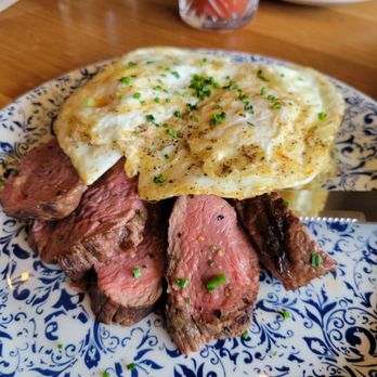 Tupelo Honey Southern Kitchen & Bar - Steak and eggs - New American Near Me - Huntsville, Alabama Tupelo Honey Southern Kitchen & Bar - Steak and eggs - New American Near Me - Huntsville, Alabama