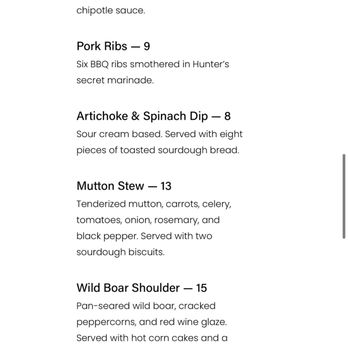 Chiko - dinner menu page 1 - Chinese Near Me - Washington, DC, District of Columbia