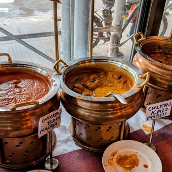Manhattan Valley Indian Restaurant - (L-R) Chicken Tikka Masala, Chicken Kali Mirch, and Kadhai Goat - Indian Near Me - New York, New York Manhattan Valley Indian Restaurant - (L-R) Chicken Tikka Masala, Chicken Kali Mirch, and Kadhai Goat - Indian Near Me - New York, New York