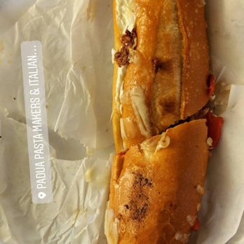 Padua Pasta Makers - Roasted red pepper sub. Killed my stomach. Never for me thanks. - Pasta Shops Near Me - Upland, California Padua Pasta Makers - Roasted red pepper sub. Killed my stomach. Never for me thanks. - Pasta Shops Near Me - Upland, California