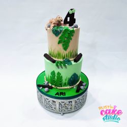 Rustik Cake Studio - Dinosaur Custom Cake