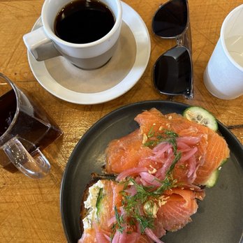 Renegade By Devout Coffee - Smoked Salmon Platter - Coffee & Tea Near Me - Fremont, California Renegade By Devout Coffee - Smoked Salmon Platter - Coffee & Tea Near Me - Fremont, California