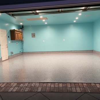Creative Epoxy Coating - Finished garage - Flooring Near Me