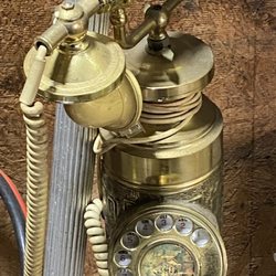 Bedford Metal Recycling - Early 20th Century Brass Phone