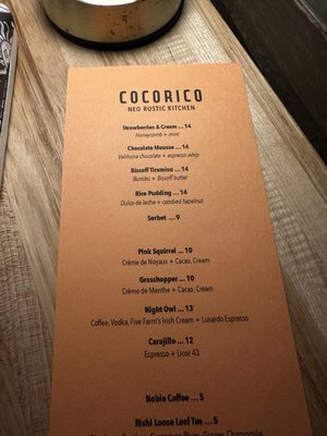 Menu photo 3 Cocorico Ashland, OR
