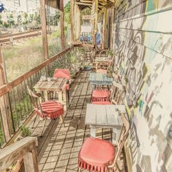 Pallet Space - Back deck seating area