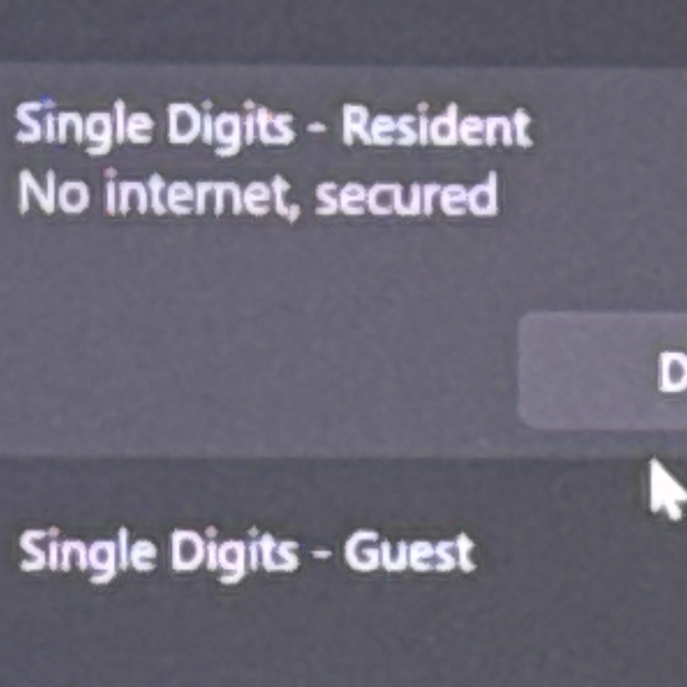 The WiFi disconnected, which happens too often