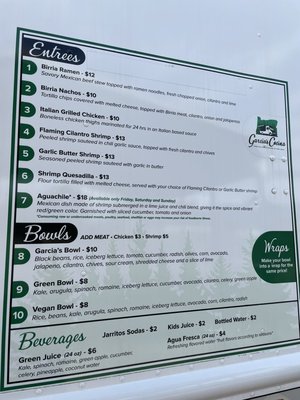 Menu photo 3 Garcia’s Cocina Tillamook, OR