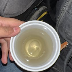 McDonald's - They served us yellow water I am beyond disgusted.