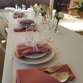 Affordable Party & Event Rentals - Tables, Chairs, Table Cloth, Napkins, Fork, Knife, Spoon, Plates, all rented. - Party Equipment Rentals Near Me - Tempe, Arizona Affordable Party & Event Rentals - Tables, Chairs, Table Cloth, Napkins, Fork, Knife, Spoon, Plates, all rented. - Party Equipment Rentals Near Me - Tempe, Arizona