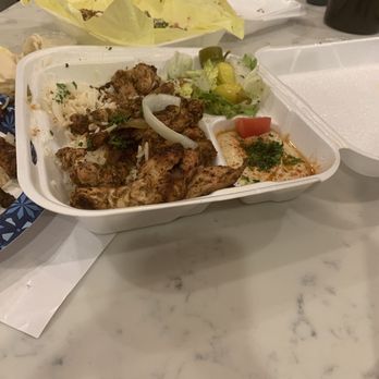 Kabob House - Chicken sharwarma plate - Mediterranean Near Me - Riverside, California