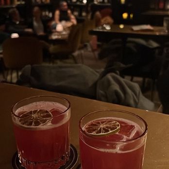 & Son Steakeasy - Hibiscus margaritas - Speakeasies Near Me - New York, New York