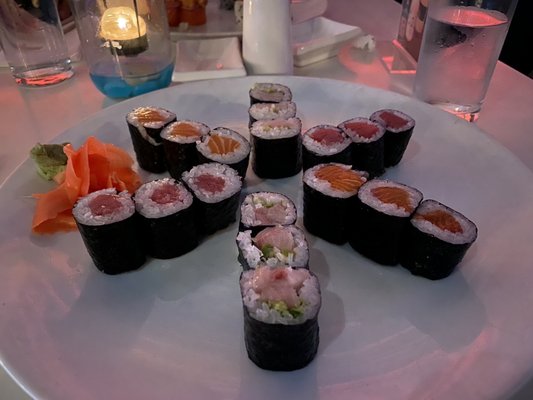 Fat Salmon Sushi by null