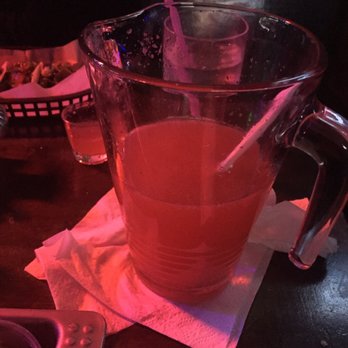 BDG Sports Gastropub - Soju/fruit mix pitcher. We put a fork in there to mix the drink - Korean Near Me - Glenview, Illinois BDG Sports Gastropub - Soju/fruit mix pitcher. We put a fork in there to mix the drink - Korean Near Me - Glenview, Illinois