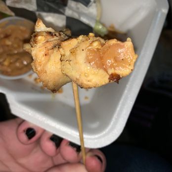 Kim's Pho Kitchen + Bar - undercooked (read:raw) Chicken Satay - Vietnamese Near Me - Fairfax, Virginia