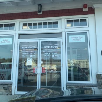 Five Guys - Entry door - Burgers Near Me - Portsmouth, New Hampshire Five Guys - Entry door - Burgers Near Me - Portsmouth, New Hampshire