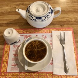 Order: Tea, Hot and Sour Soup