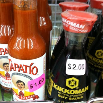 Daiso - Tapatio & Kikkoman (close to $1.50). - Discount Store Near Me - Gardena, California