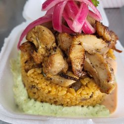 Mi Peru Borinqueno - El Morro with grilled chicken