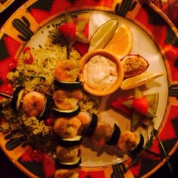 Santa Fé - King prawn skewer