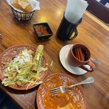 El Tapatio Restaurant - Cheese enchilada, taquitos, chips and salsa. - Mexican Near Me - Imperial Beach, California