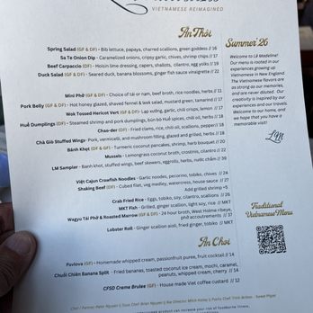 Lê Madeline - Menu - Vietnamese Near Me - Quincy, Massachusetts Lê Madeline - Menu - Vietnamese Near Me - Quincy, Massachusetts