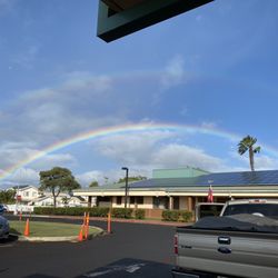 Holomua Elementary School - Beautiful double rainbow over Holomua Elementary School