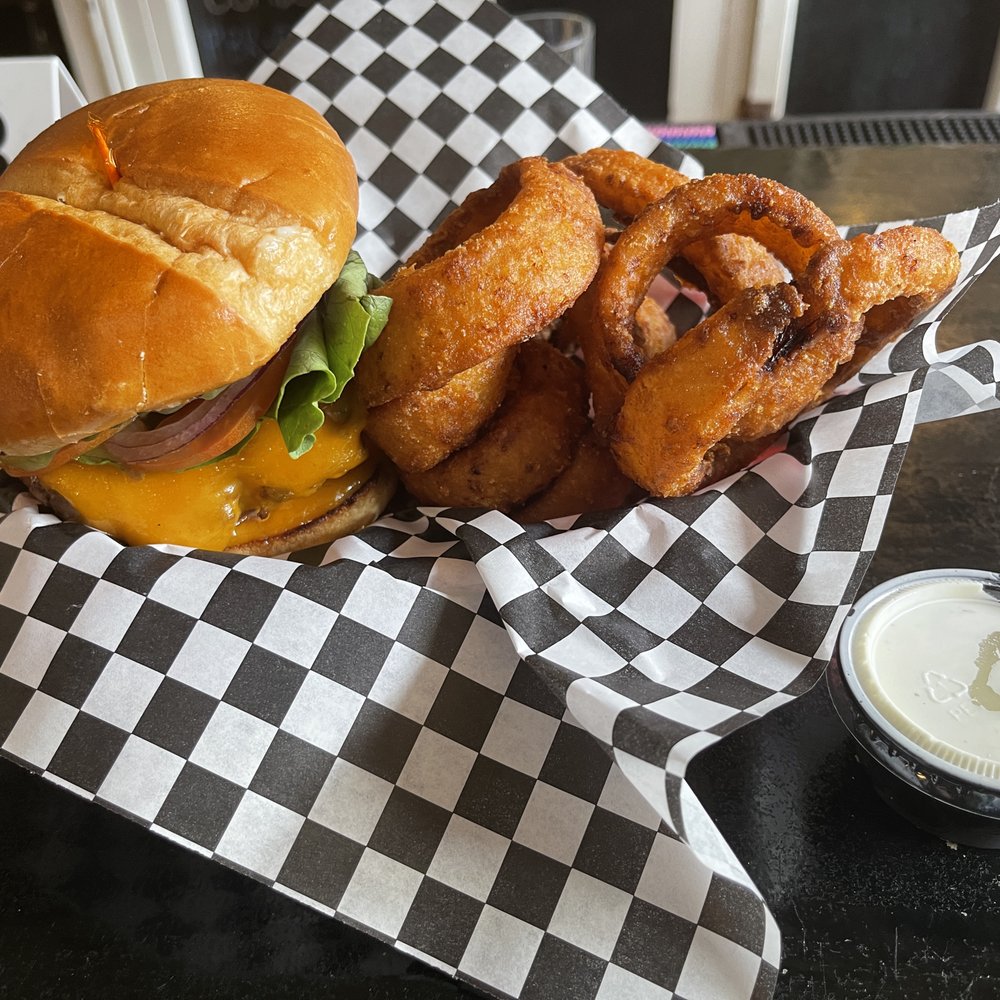 Bisbee Grand Hotel and Bar - The cheeseburger which was very tender and tasty. - New American Near Me - Bisbee, Arizona
