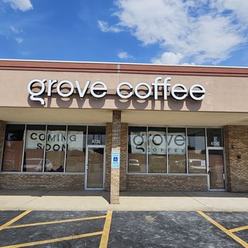 Grove Coffee - New sign :) - Coffee & Tea Near Me - Oak Lawn, Illinois