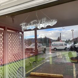 Sign in the window
