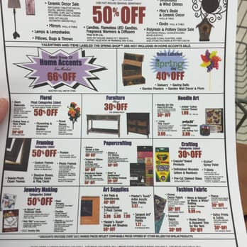 Hobby Lobby - Don't forget in house sales AND your online coupons! - Fabric Stores Near Me - Harahan, Louisiana