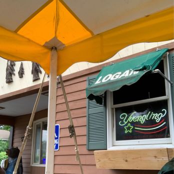 Logan's Bar & Grill - Lunch & beverages outside under cover with our pup. - Bars Near Me - Speculator, New York Logan's Bar & Grill - Lunch & beverages outside under cover with our pup. - Bars Near Me - Speculator, New York