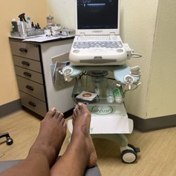 Karen E Anderson, DPM - Ultrasound machine.
