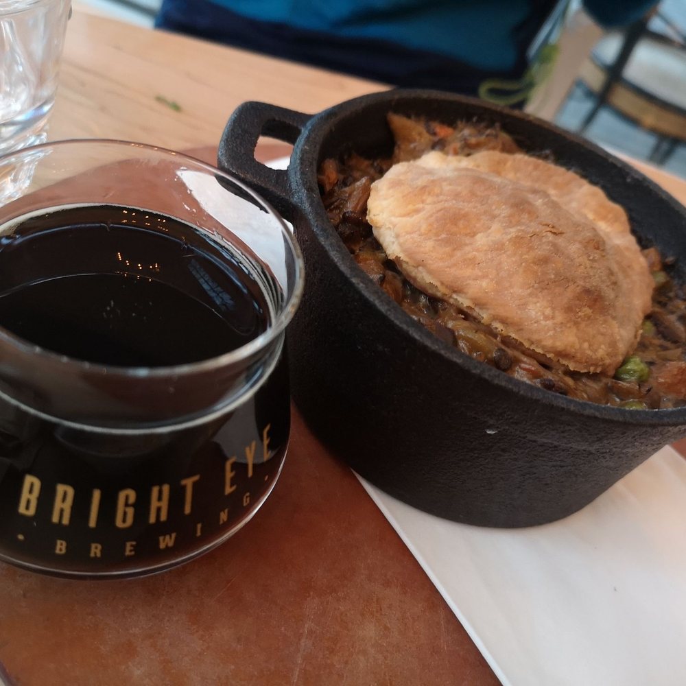 Bright Eye Brewing - Today's special: duck pot pie - Breweries Near Me - Kamloops, British Columbia